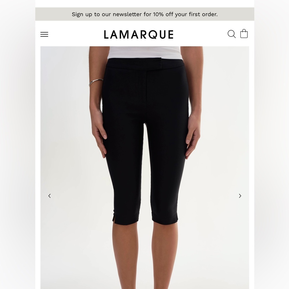 Lamarque Celine stretch twill Capri